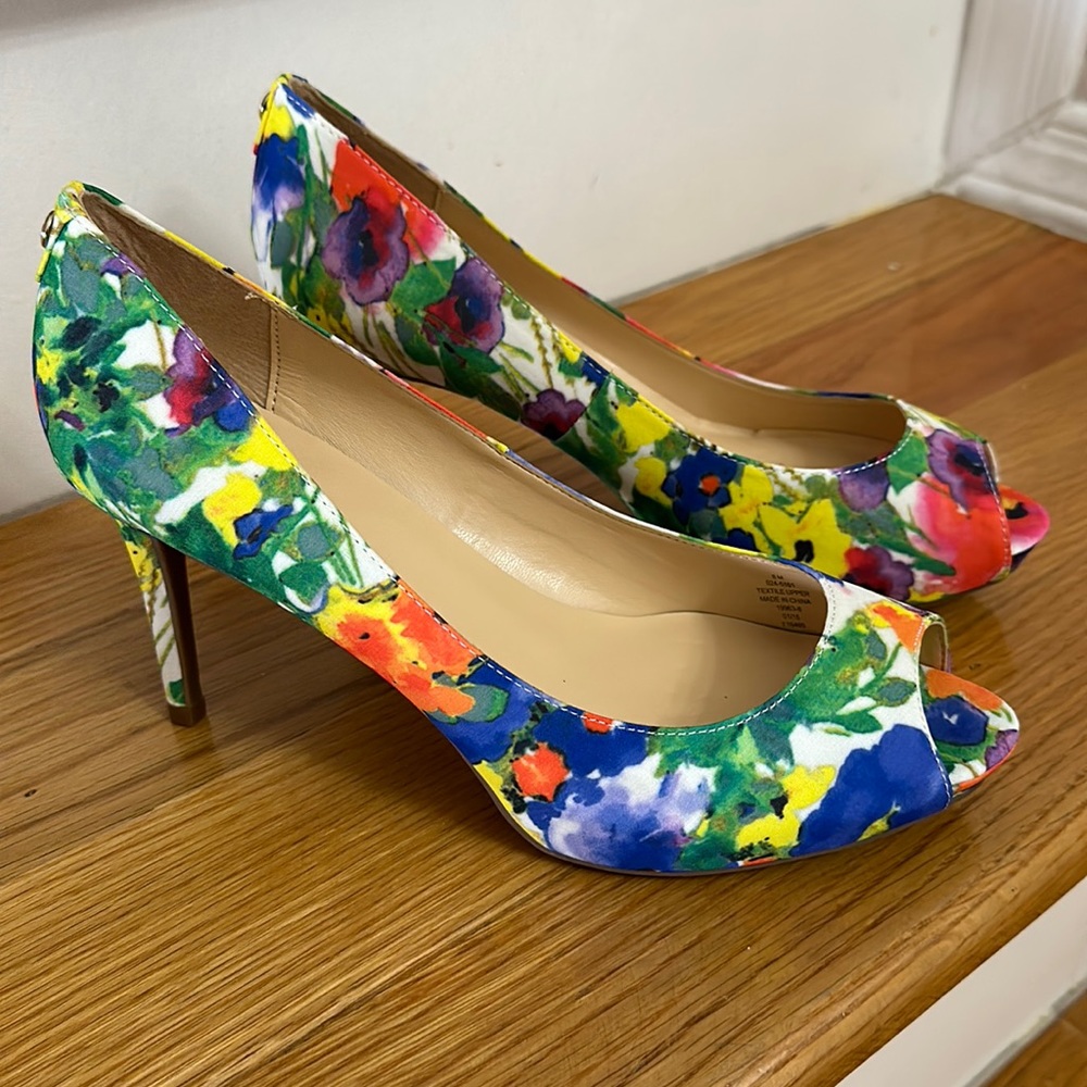 Liz Claiborne open toe heels